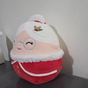 Festive Red and White Plush Toy